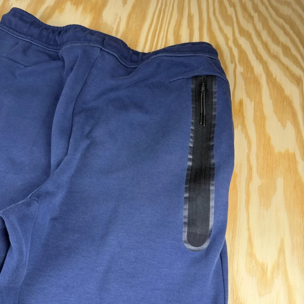 Nike Sportswear Tech Fleece Joggers Mens Small Navy Blue Tapered Sweatpants